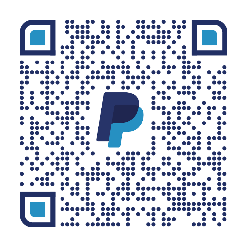PayPal QR code for Slightly Unhinged Radio